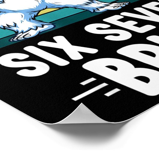 67 Animals Funny 67 Brainrot Youth Kids Yeti 67  ポスター (角)