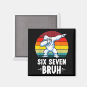 67 Animals Funny 67 Brainrot Youth Kids Yeti 67  マグネット (正面/裏面)