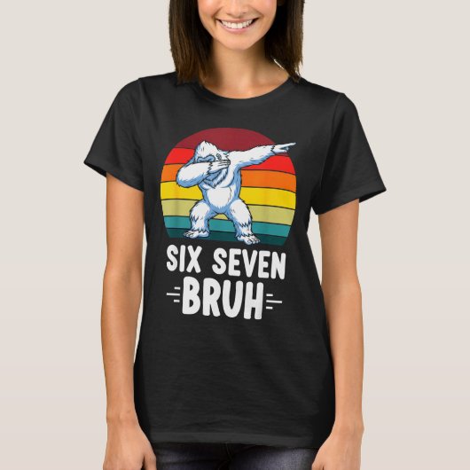 67 Animals Funny 67 Brainrot Youth Kids Yeti 67  Tシャツ (正面)