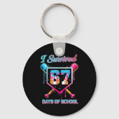 67 Baseball Ice Cream Drip Six Seven Meme Teachers キーホルダー (正面)