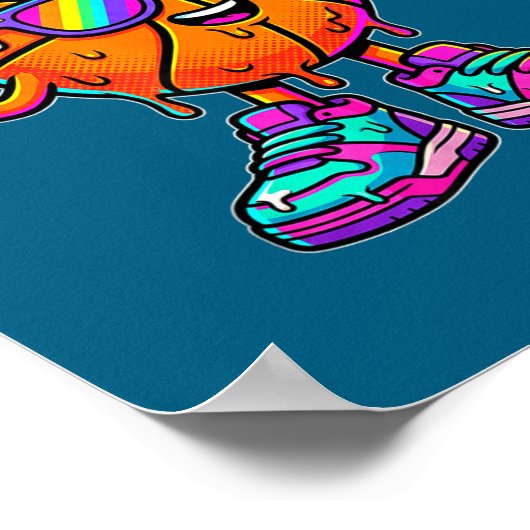 67 Basketball Drip Six Seven Funny Meme Gen Alpha  ポスター (角)