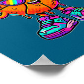 67 Basketball Drip Six Seven Funny Meme Gen Alpha  ポスター (角)