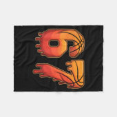 67 Basketball Gen Alpha Slang Kids Drip Six Seven  フリースブランケット (正面(横))