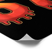 67 Basketball Gen Alpha Slang Kids Drip Six Seven  ポスター (角)