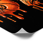 67 Basketball Ice Cream Drip Six Seven  ポスター (角)