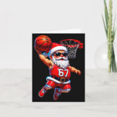 67 Basketball Santa Six Seven Meme Christmas Srt M カード (正面)
