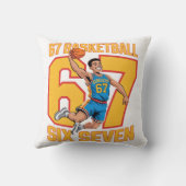 67 Basketball Six Seven クッション (裏面)