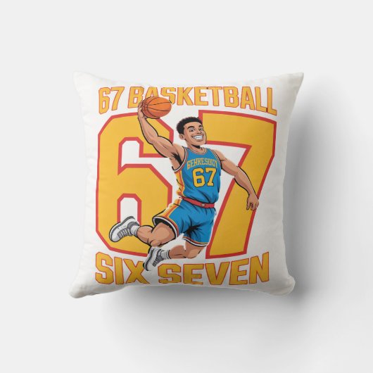 67 Basketball Six Seven クッション (裏面)