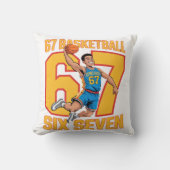 67 Basketball Six Seven クッション (正面)