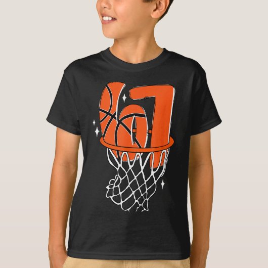 67 Basketball Six Seven 6 7 Meme Funny 67 Basketba Tシャツ (正面)