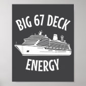 67 Big Six Seven Deck Energy Brain Rot Gen Alpha C ポスター (正面)