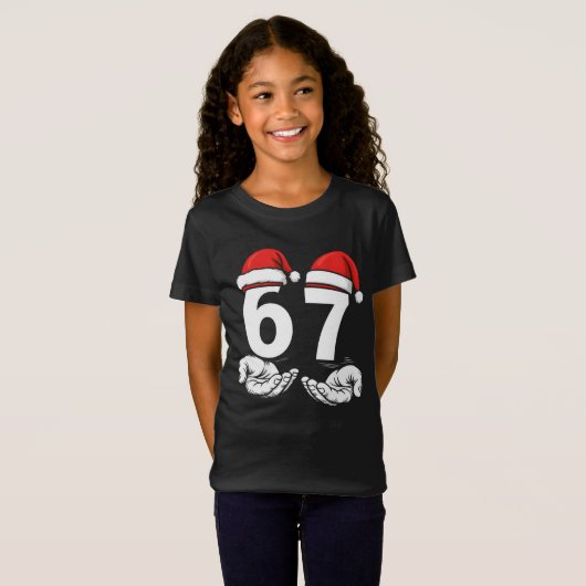 67 Birthday six seven meme gift for kids Tシャツ (正面フル)