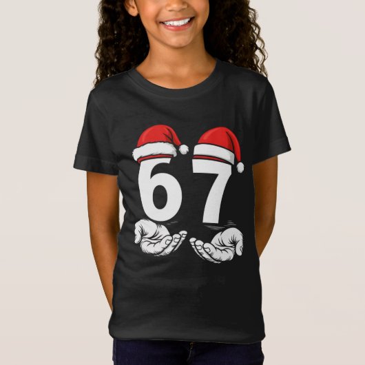 67 Birthday six seven meme gift for kids Tシャツ (正面)