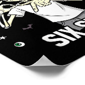 67 Boys Skeleton Funny Six Seven Gen Alpha Hallowe ポスター (角)