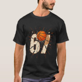 67 Brainrot Youth Basketball Drip - Funny Kids 67  Tシャツ (正面)