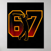 67 Brainrot Youth Golf Drip - Funny Kids 67 ポスター (正面)