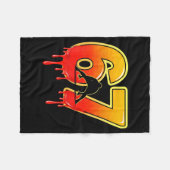 67 Brainrot Youth Wrestling Drip - Funny Kids 67 フリースブランケット (正面(横))