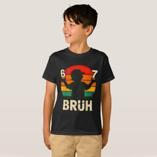 67 Bruh 6 7  Tシャツ (正面フル)
