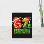 67 Bruh Christmas Candy Cane Gingerbread Design Xm カード (正面)