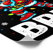 67 Bruh Christmas Six Seven Meme Dab Santa  ポスター (角)