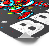 67 Bruh Christmas Six Seven Meme Dab Santa  ポスター (角)