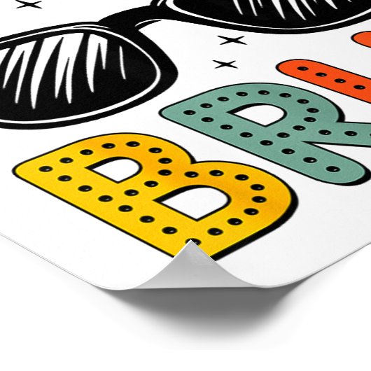 67 Bruh Funny 67 Six Seven Meme Gen Alpha Slang 67 ポスター (角)