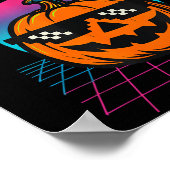 67 Bruh Meme Halloween Pumpkin 6 7 Brainrot Six Se ポスター (角)