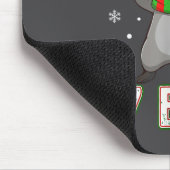 67 Bruh Six Seven Meme Raccoon Christmas Kids Boys マウスパッド (コーナー)