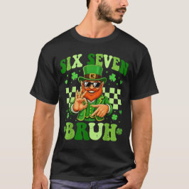 67 Bruh St Patricks Day Leprechaun Six Seven Meme  Tシャツ