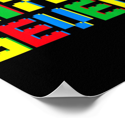 67 Building Blocks For Kids Boys Six Seven Funny 6 ポスター (角)