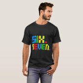 67 Building Blocks For Kids Boys Six Seven Funny 6 Tシャツ (正面フル)