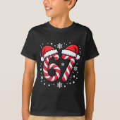 67 Candy Canes Santa  Tシャツ (正面)