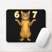 67 Cat Meme Funny Gen Alpha Slang Humor For Teens マウスパッド (マウス)