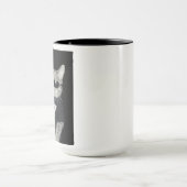 67 Cat Wearing Sunglasses Gen Alpha Funny Six Seve マグカップ (中央)