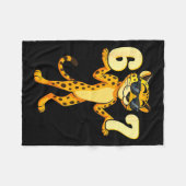 67 Cheetah Meme Six Seven Hands Motion Kids Teens フリースブランケット (正面(横))
