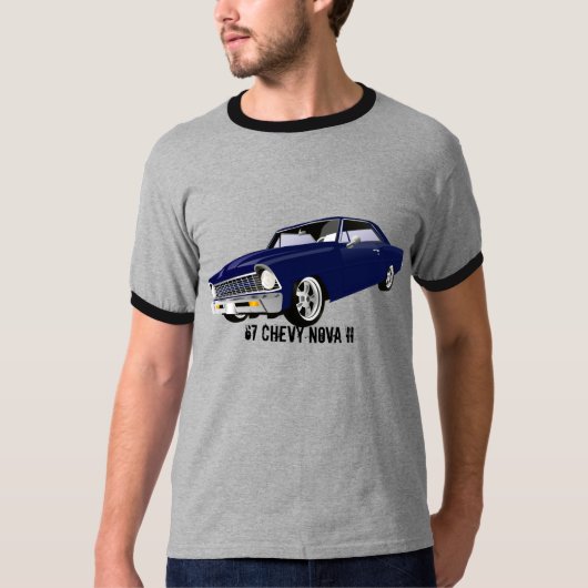 67 Chevyの新星IIの信号器のTシャツ Tシャツ (正面)