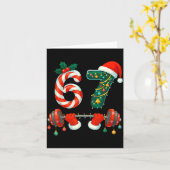 67 Christmas 6 7 Meme Gym Workout Fitness Men Wome カード (黄色い花)