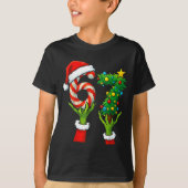 67 Christmas 6 7 Meme Hands Holiday Gen Alpha For  Tシャツ (正面)