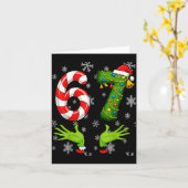 67 Christmas 6 7 Meme Pajamas 67 Bruh Slang  カード (黄色い花)