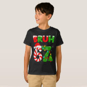 67 Christmas 6 7 Meme Pajamas 67 Bruh Slang Tシャツ (正面フル)