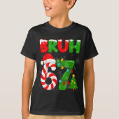 67 Christmas 6 7 Meme Pajamas 67 Bruh Slang  Tシャツ (正面)