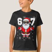 67 Christmas 6 7 Meme Pajamas 67 Bruh Slang  Tシャツ (正面)