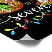 67 Christmas 6 7 Meme Pajamas Holiday Gen Alpha Sl ポスター (角)