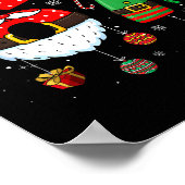 67 Christmas 6 7 Meme Pajamas Holiday Gen Alpha Sl ポスター (角)