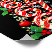 67 Christmas 6 7 Meme Pajamas Holiday Gen Alpha Sl ポスター (角)