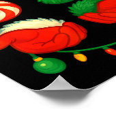 67 Christmas 6 7 Meme Pajamas Holiday Xmas  ポスター (角)