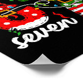 67 Christmas 6 7 Santa Elf 6-7 Pajamas Six Seven K ポスター (角)