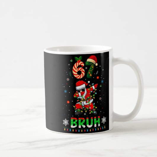 67 Christmas Bruh 6 7 Funny Meme Gift Teen Boys Gi コーヒーマグカップ (右)