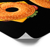 67 Christmas Burger Shirt 6 7 Meme Funny 67 Hambur ポスター (角)