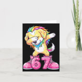 67 Christmas Funny 67 Brainrot Youth Kids Dog 67  カード (正面)